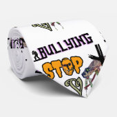 Cravate arrêter l'intimidation par la cire (Roulé)