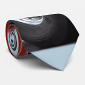 Cravate Arrière du moteur à feu avec drapeau américain (Roulé)