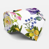 Cravate arrière - plan à fleurs doux (Roulé)
