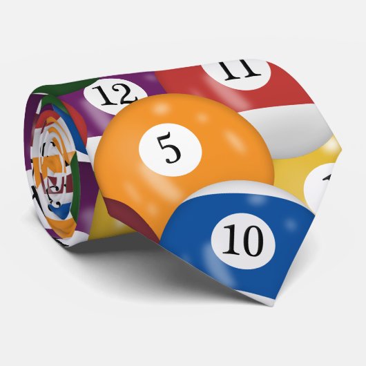 Cravate Arrière - plan Billiard Balls (Roulé)