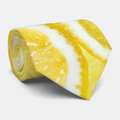 Cravate Arrière - plan citron (Roulé)
