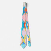 Cravate Arrière - plan couleur aquarelle (Devant)