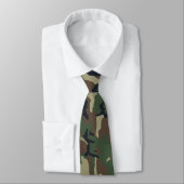Cravate Arrière - plan de Camouflage de forêt militaire (Attaché)