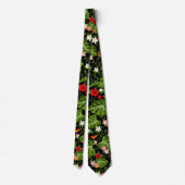 Cravate Arrière - plan de fleurs tropicales 3 (Dos)