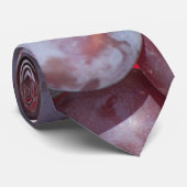 Cravate Arrière - plan de prune cerise (Roulé)