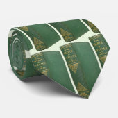 Cravate Arrière - plan de vert de l'origine de Darwin (Roulé)