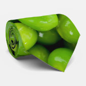 Cravate Arrière - plan Green Peas (Roulé)