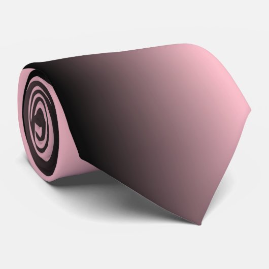Cravate Arrière - plan noir rose Ombre (Roulé)
