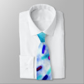 Cravate Arrière - plan oblong de bactéries (Attaché)