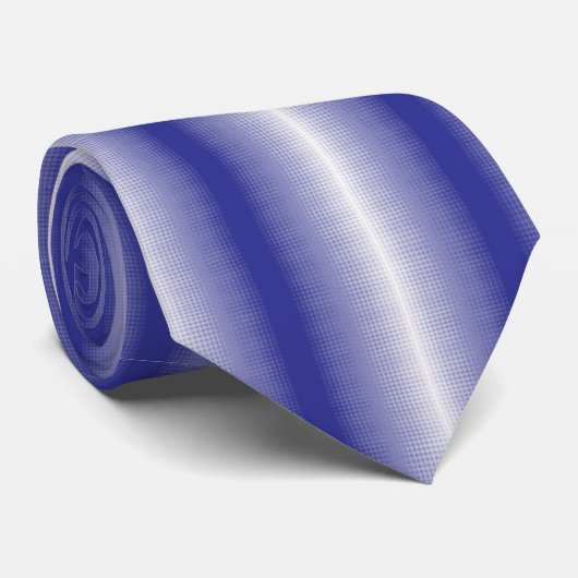 Cravate arrière - plan rayé bleu et blanc (Roulé)