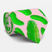 Cravate Arrière - plan rose des sachets verts (Roulé)