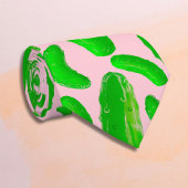 Cravate Arrière - plan rose des sachets verts