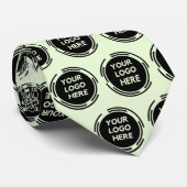 Cravate Arrondi du logo personnalisé de l'entreprise (Roulé)