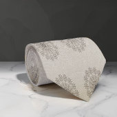 Cravate Art à motifs floraux de plage de sable