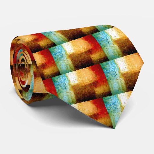 Cravate Art Abstrait (Roulé)