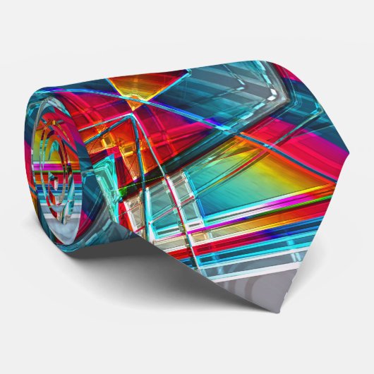 Cravate Art Abstrait 152 (Roulé)