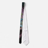 Cravate Art Abstrait Glace Arc-en-ciel (Dos)