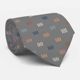 Cravate Art Abstrait gris moderne Motif sans couture