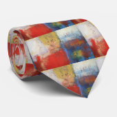 Cravate Art Abstrait moderne (Roulé)