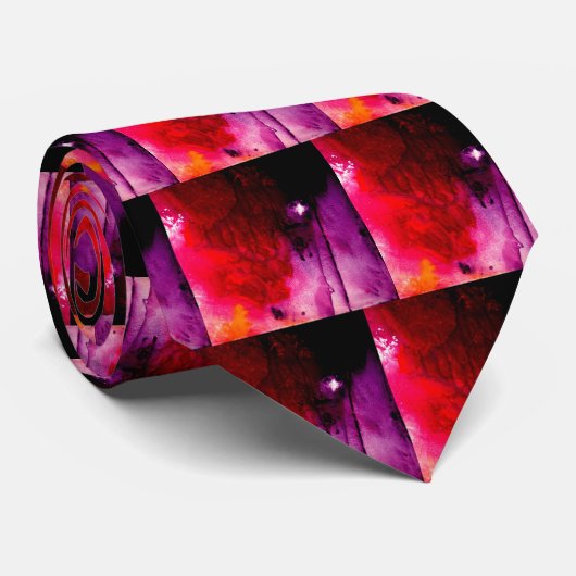 Cravate Art Abstrait moderne (Roulé)