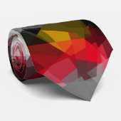 Cravate Art Abstrait mosaïque #32 (Roulé)