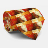 Cravate Art Abstrait original (Roulé)