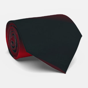 Cravate Art Abstrait original noir noir brun