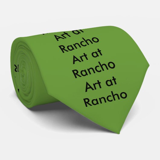 Cravate Art au ranch (Roulé)