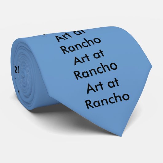 Cravate Art au ranch 4 (Roulé)