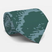 Cravate art camouflage vert abstrait (Roulé)