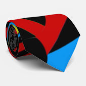 Cravate Art coloré Abstrait (Roulé)