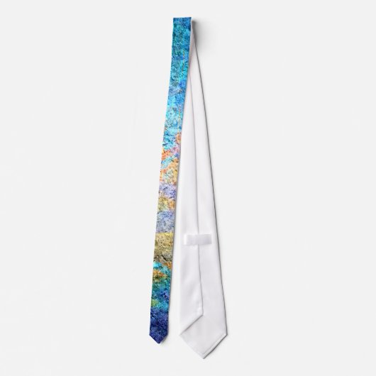 Cravate Art couleur Abstrait #58 (Dos)