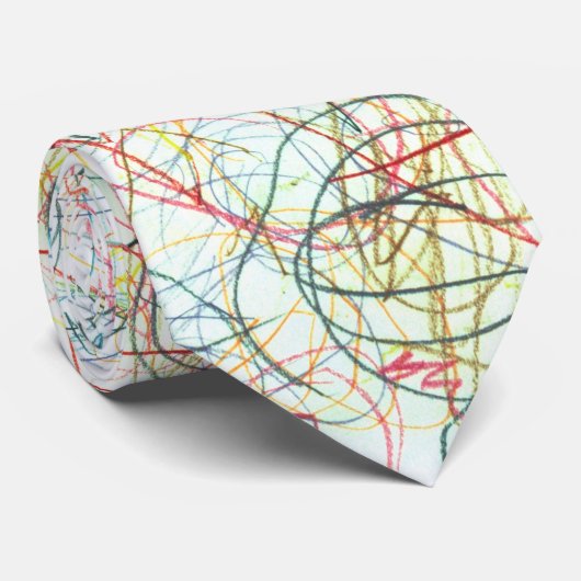 Cravate Art Crayon (Roulé)
