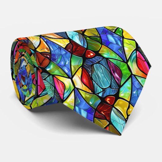 Cravate Art créatif en verre (Roulé)