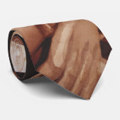 Cravate "Art d'aquarelle de Jésus de la passion" (Roulé)