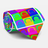 Cravate Art de bruit de ponceuses de Bernie (Roulé)