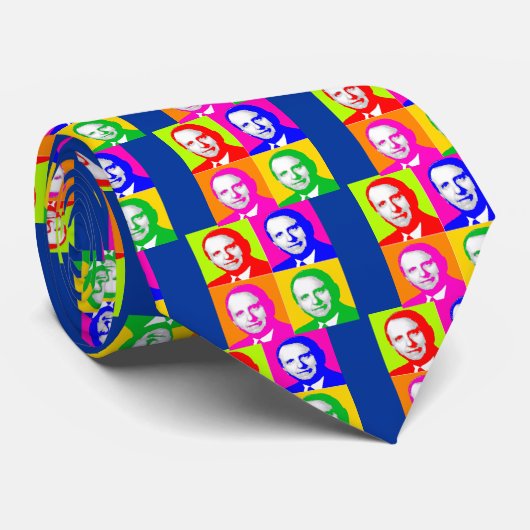 Cravate Art de bruit de Thomas S. Monson (Roulé)