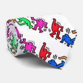 Cravate art de bruit des années 80 (Roulé)