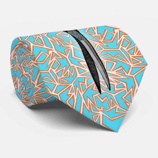 Cravate Art de ciseaux (Roulé)