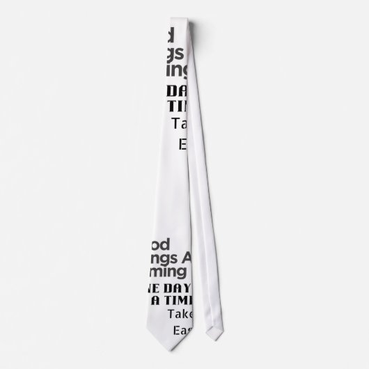 Cravate art de citation positif (Devant)