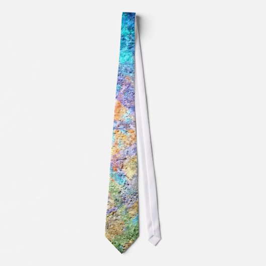 Cravate Art de couleur abstrait #57 (Devant)