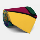 Cravate Art de gribouillage coloré (Roulé)