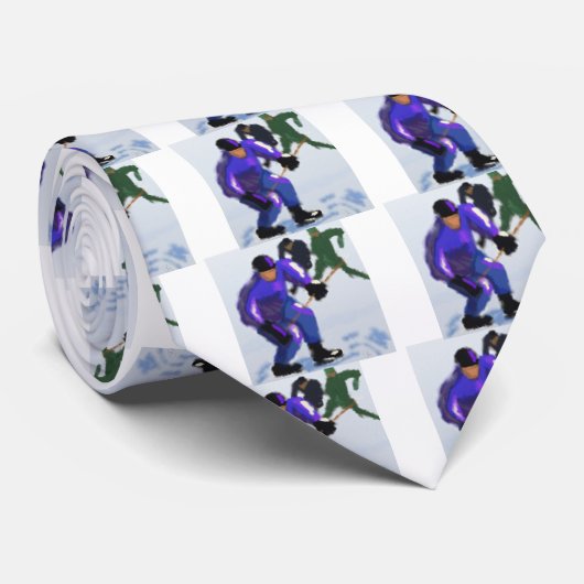 Cravate Art de jeu d'hockey (Roulé)