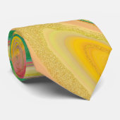 Cravate art de la couleur vibratoire (Roulé)