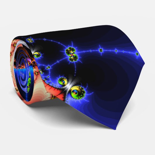 Cravate Art de Mandelbrot (Roulé)