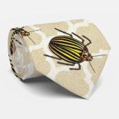 Cravate Art de motif de scarabée de pomme de terre (Roulé)
