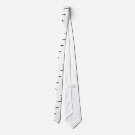 Cravate Art de perche jaune (Dos)