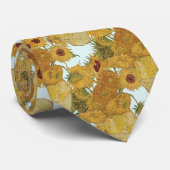 Cravate Art de vase à tournesols de Van Gogh (Roulé)