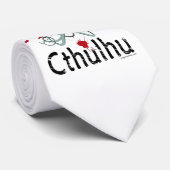 Cravate Art de vecteur d'horreur de Cthulhu (Roulé)