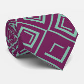 Cravate Art déco violet (Roulé)